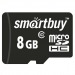 Карта памяти MicroSDHC  8GB SmartBuy, Class10, с адаптером SD#1757774
