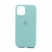 Чехол-накладка Silicone Case с лого для Apple iPhone 12 mini (полная защита) (044) голубой#1752789