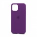 Чехол-накладка Silicone Case с лого для Apple iPhone 13 mini (полная защита) (045) фиолетовый#1752724