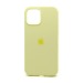 Чехол-накладка Silicone Case с лого для Apple iPhone 13 Pro Max (полная защита) (051) светло желтый#1752546