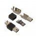 Штекер на кабель mini USB 5pin M-SP (собирается из 4-х частей)#2074774