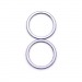 Рамка (кольцо) задней камеры iPhone 11 (2шт. комплект) Фиолетовый#1737061