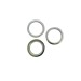 Рамка (кольцо) задней камеры iPhone 12 Pro Max (3шт. комплект) Серебро#1746710