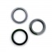 Рамка (кольцо) задней камеры iPhone 12 Pro Max (3шт. комплект) Черный#1737065