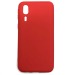 Чехол Samsung A02 Core (2019) Силикон Матовый Красный#1754061
