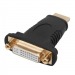 Переходник шт. HDMI - гн.DVI-D Gold#2047870