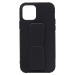Чехол-накладка - PC058 для Apple iPhone 12/iPhone 12 Pro с подставкой и магнитом (black)#1727851