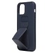Чехол-накладка - PC058 для Apple iPhone 12/iPhone 12 Pro с подставкой и магнитом (dark blue)#1727856