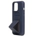 Чехол-накладка - PC058 для Apple iPhone 13 Pro с подставкой и магнитом (dark blue)#1727768