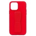 Чехол-накладка - PC058 для Apple iPhone 12/iPhone 12 Pro с подставкой и магнитом (red)#1727862
