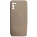                                     Чехол силиконовый Samsung A03s Silicone Cover бежевый#2130453