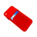 Чехол iPhone 7/8/SE (2020) с Карманом для карты Красный#1731795