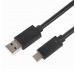 USB кабель шт.USB (A) - шт.Type-C 2.0, 1м "Rexant"#1803317