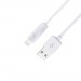 USB кабель шт.USB (A) - шт.Lightning 1,0м, 2,4А белый X1 "Hoco"#1731180