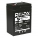 Аккумулятор свинцово-кислотный  6V,  6,0 Ah DT606 "Delta"#1829852