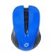 Мышь Оклик 545MW черный/синий оптическая (1600dpi) беспроводная USB для ноутбука (4but) [05.06], шт#1742365