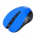 Мышь Оклик 545MW черный/синий оптическая (1600dpi) беспроводная USB для ноутбука (4but) [05.06], шт#1742366