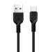 USB кабель шт.USB (A) - шт.Type-C "Hoco" X20, 3А, 2,0м, чёрный#1732917