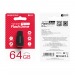 USB 2.0 Flash накопитель 64GB BUD2 Generous, черный "Borofone"#1733972