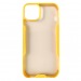 Чехол-накладка BUBBLE SILICONE для Iphone 13 (Yellow)#1741858