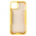 Чехол-накладка BUBBLE SILICONE для Iphone 13 Pro (Yellow)#1741866