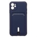 Чехол-накладка - SC304 с картхолдером для "Apple iPhone 11" (dark blue) (208473)#1965870