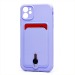 Чехол-накладка - SC304 с картхолдером для "Apple iPhone 11" (light violet) (208466)#2140119