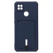 Чехол-накладка - SC304 с картхолдером для "Xiaomi Redmi 10A" (dark blue) (208515)#1756292