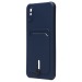 Чехол-накладка - SC304 с картхолдером для "Xiaomi Redmi 9A/Redmi 9i" (dark blue) (208497)#1965860