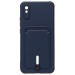 Чехол-накладка - SC304 с картхолдером для "Xiaomi Redmi 9A/Redmi 9i" (dark blue) (208497)#1965859