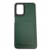                                         Чехол силиконовый Samsung S22 под кожу с визитницей темно-зеленый#1742512