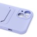 Чехол-накладка - SC304 с картхолдером для Apple iPhone 13 (light violet)#1756358