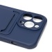 Чехол-накладка - SC304 с картхолдером для Apple iPhone 13 Pro (dark blue)#1756331