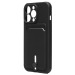 Чехол-накладка - SC304 с картхолдером для Apple iPhone 13 Pro (black)#1756339