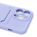 Чехол-накладка - SC304 с картхолдером для Аpple iPhone 13 Pro (light violet)#1756343