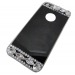                             Чехол пластиковый iPhone 5 зеркальный со стразами черный*#1932717