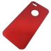                             Чехол пластиковый iPhone 5 с вырезом под логотип красный*#1793886