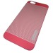                                 Чехол задняя крышка MOTOMO iPhone 6 Plus металл-пластик сетка красный#1795812