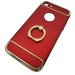                             Чехол пластиковый iPhone 7 красный с кольцом*#1775039