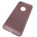                             Чехол пластиковый iPhone 7 перфорированный розовый*#1761696