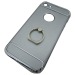                             Чехол пластиковый iPhone 7 серебристый с кольцом*#1775053