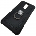                                 Чехол пластиковый Xiaomi Redmi 8 противоударный с кольцом и магнитом черный*#2133470