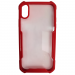                                 Чехол силикон-пластик iPhone XR прозрачный с окантовкой красный*#2134430