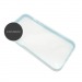                                     Чехол силиконовый Samsung A01 Core прозрачный с голубым контуром*#1882769