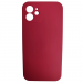                                     Чехол силиконовый iPhone 12 (6,1") Silicone Cover NANO 2mm вишневый#2133810