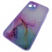                                     Чехол силикон-пластик iPhone 12 (6.1) Skin Shell с рисунком сиреневый (02)*#1767536