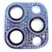                             Защитное стекло на камеру iPhone 12 Pro Max со стразами синее*#1752934