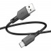 Кабель USB - Type-C Borofone BX70 3A 1m (черный)#1758303