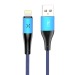 Кабель USB - Apple lightning SKYDOLPHIN S49L 100см 3A (blue) (206486)#1980779