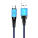 Кабель USB - micro USB SKYDOLPHIN S49V 100см 3A (blue) (206465)#1750643